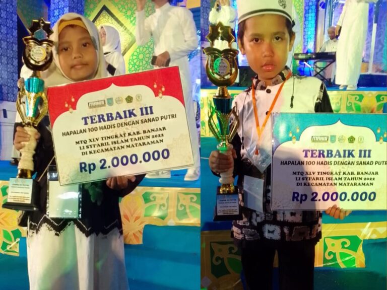 dua bocah termuda tahfid hadits