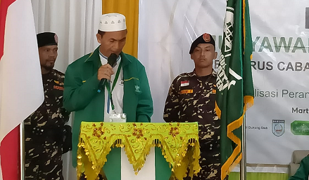 Ketua pelaksana kegiatan Muskercab Kedua PCNU Kabupaten Banjar, Haderiyanadi.