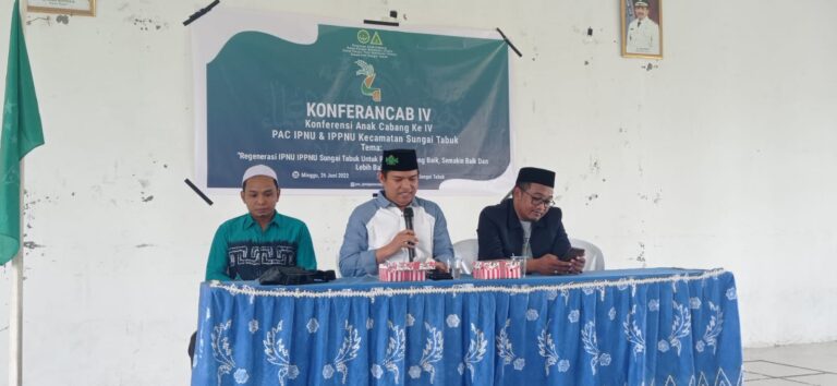 Konferensi anak cabang PAC IPNU-IPPNU Sungai Tabuk