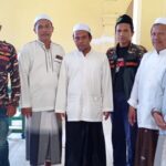Perwakilan PC Ansor Kabupaten Banjar bersama pengurus Tanfidziyah MWC NU Sambung Makmur