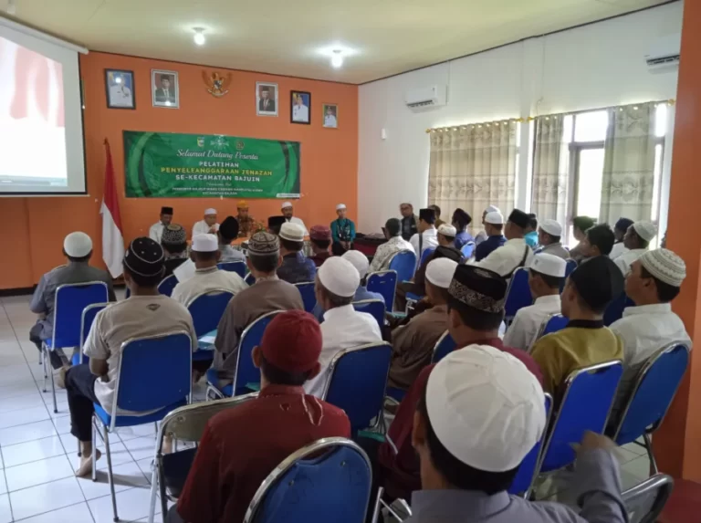 Pelatihan Penyelenggaraan Jenazah oleh MWCNU Bajuin