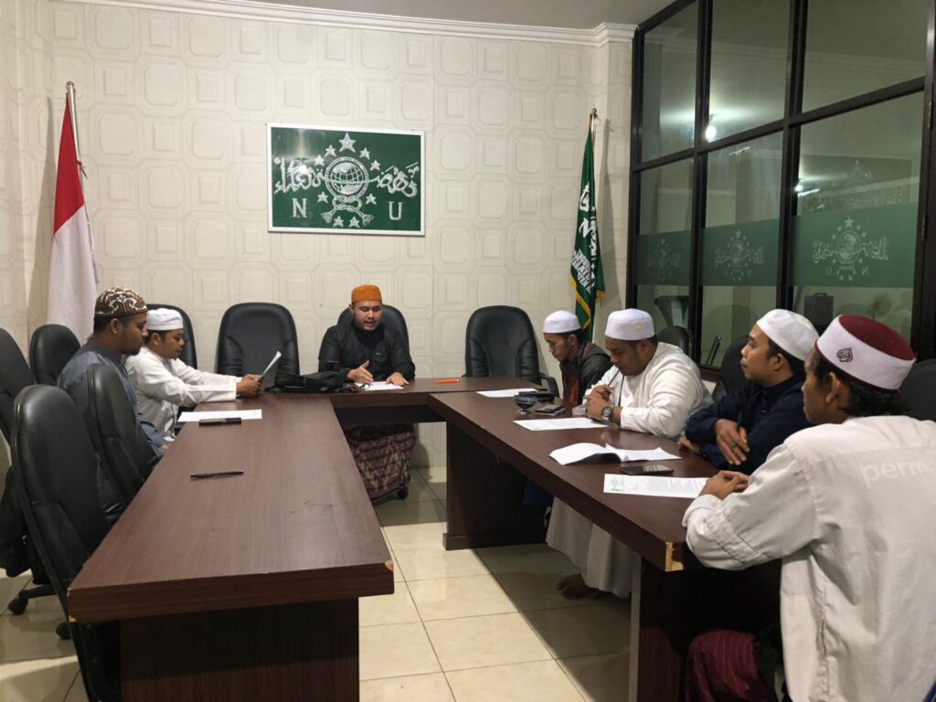 Habib Ali Husein AL Aydrus rapat bersama anggota LDNU Banjar, foto- NUmedia