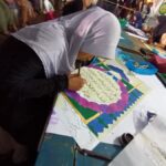 Ket: Para peserta ketika beraksi di MKQ Hari Santri 2022 Kabupaten Banjar. Foto-Albanjari.com/Rohmiah.