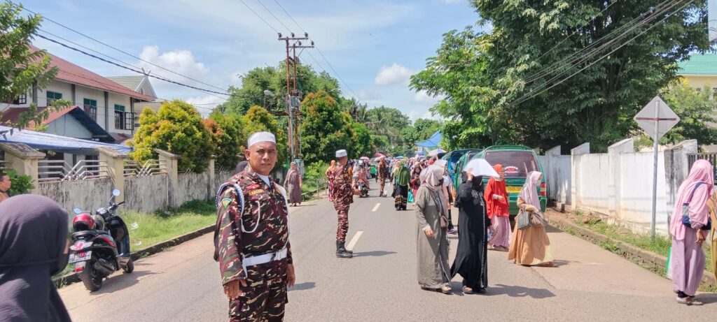 Banser NU Banjar Saat Ngepam. Foto-istimewa.